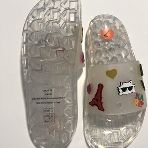 KARL LAGERFELD - PARIS - CLEAR POOL SLIDES